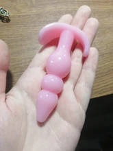 BESTCO-tapón Anal para masturbación, 18 + cuentas para estimular el punto G Vaginal, masaje para orgasmo, consolador, Juguetes sexuales para adultos, producto erótico SM