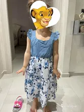 PatPat-conjuntos florales a juego para la familia, vestidos sin mangas con volantes y Tops vaqueros de aspecto familiar de algodón de mosaico de verano y primavera, gran oferta 2021