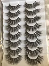 SEXYSHEEP-pestañas postizas 3D, 5/8/10 pares, naturales, voluminosas, maquillaje