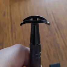 Maquinilla de afeitar de doble filo, maquinilla de afeitar de doble filo con 10 cuchillas de afeitar, Premium Wet, clásica, de Metal, se adapta a todas las cuchillas de afeitar estándar