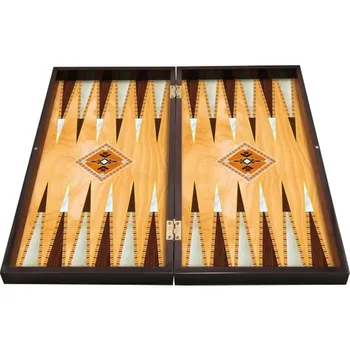 

Saharan Backgammon Large Backgammon 12 MM MDF case special coexselefon plated Magnet closure