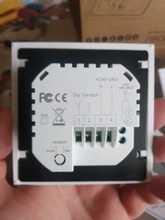 Moeshouse Controlador de temperatura de termostato inteligente WiFi para agua/calefacción eléctrica de suelo Agua/caldera de Gas funciona con Alexa Google Home