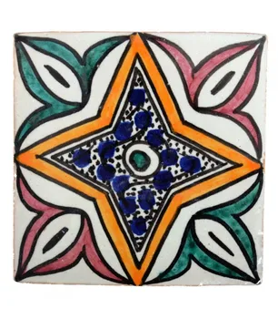 

Azulejo Andalusí - 10 cm - Various Designs- Handcrafted- Model 53