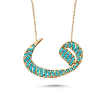 

925 Sterling Silver Necklace Jewelry New Fashion VAV Stylish Women Gift Quality Jewelryes from Turkey