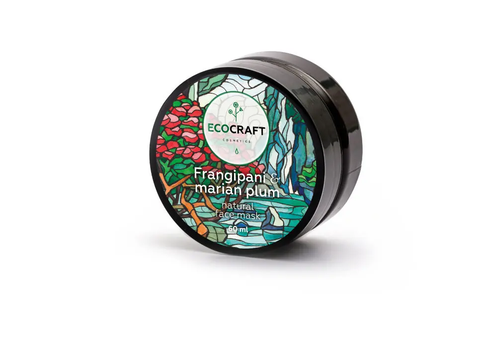 Экокрафт - Маска для глубокого увлажнения кожи лица &quotFrangipani and Marian plum"