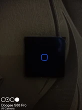 Voice-Control-Light Wall-Switch Fire-Line Tuya Smart-Life-Glass Esooli Standard Wireless