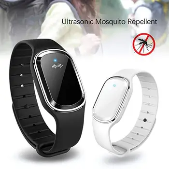 

Ultrasonic Mosquito Repellent Bracelet Waterproof Pest Insect Bugs Anti Mosquito Insect Bracelet Ultrasound Outdoor Kids Adult
