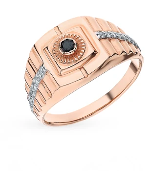 

Silver ring with cubic zirconia sunlight sample 925