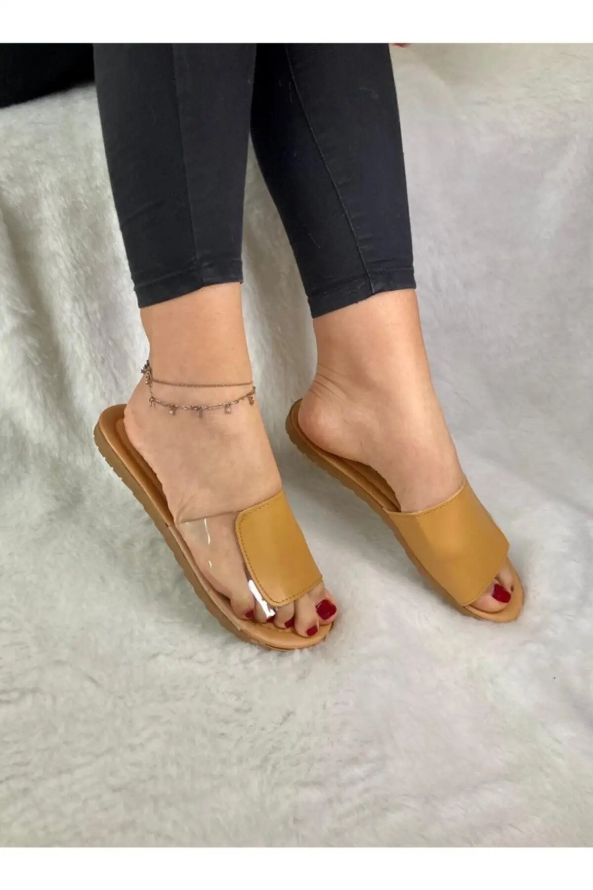 Women slippers 2022 Fashion Transparent Colorful Woman Shoes Female Home slippers, Shoe Lady beach Flip Flops Flats Shoes