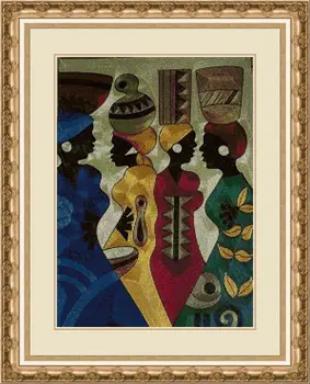 

CROSS STITCH KIT PANDATHREAD African Culture 0740