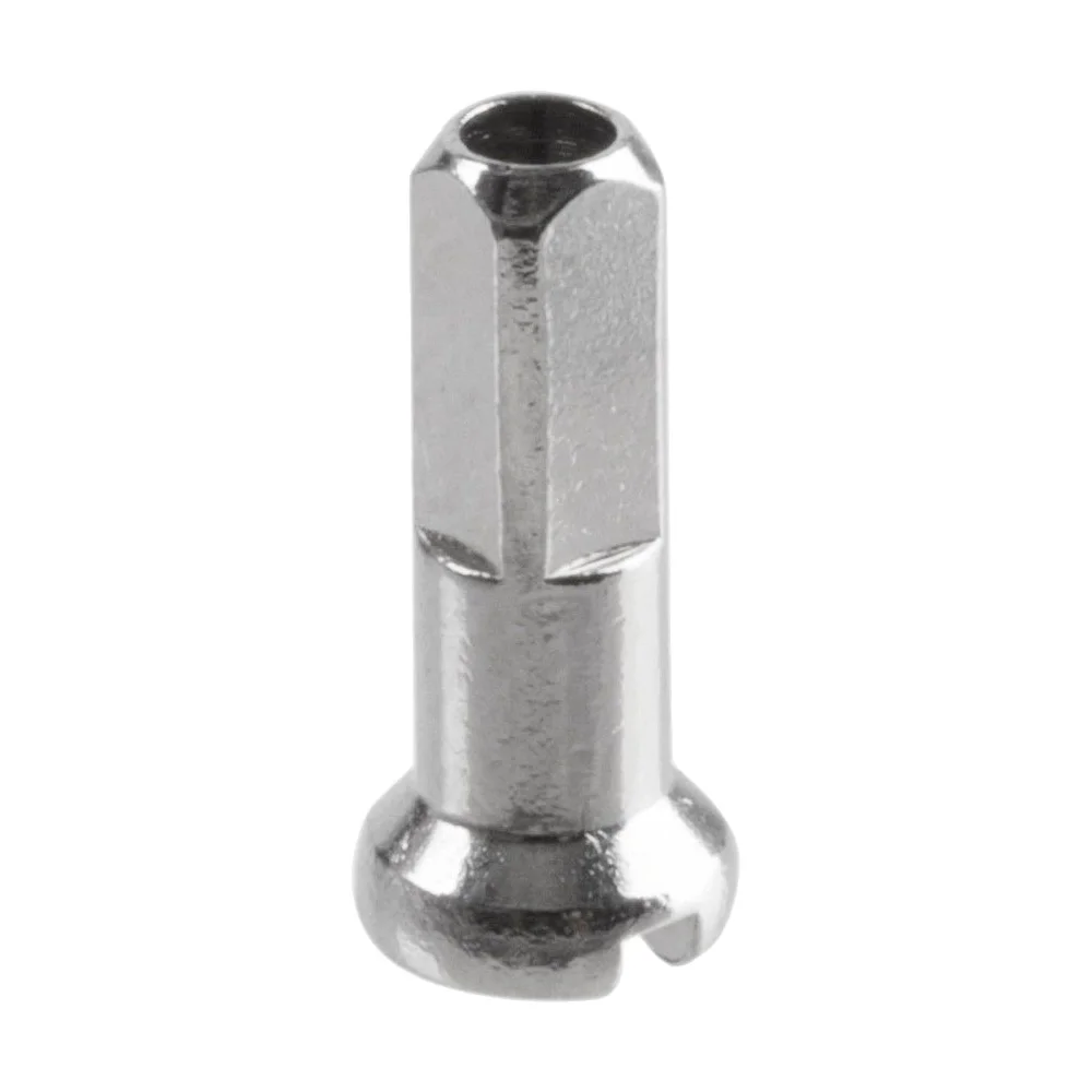 Ниппель спицы ZHENGXING 12 мм, 14G, сталь, хром - Цвет: Хром