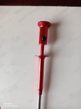 Herramienta de recogida de garras flexibles, luz LED magnética, agarre de dedos, imán rojo, 4 garras, luz LED y parte no magnética
