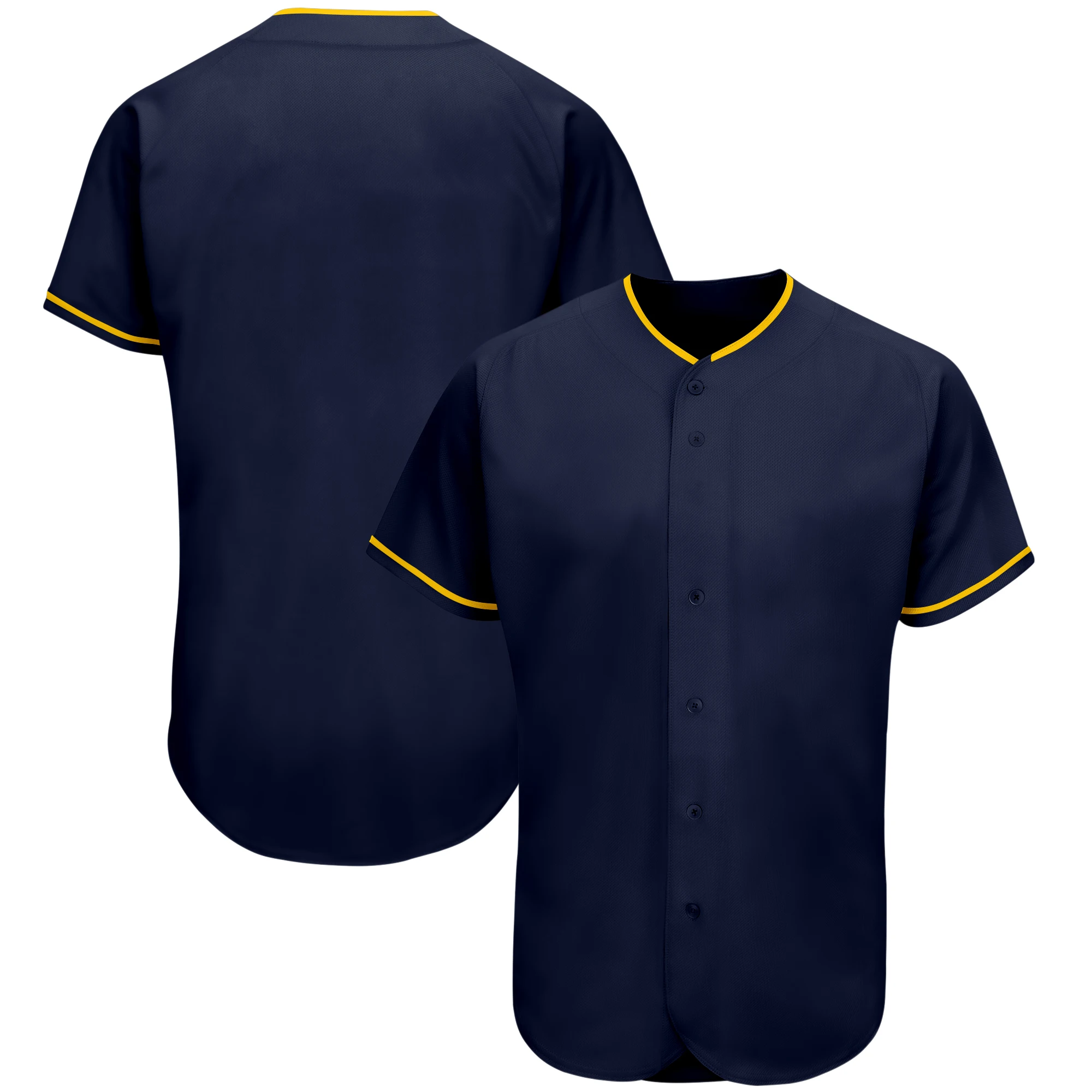 Baseball Jersey Plain Button-Down Tee Shirts Men Kids Outdoors Game Party baseball jersey