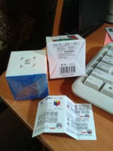 YuXin-cubo mágico magnético de 3x3 velocidades para niños, cubo mágico ligero, pegatinas, pegatina blanca y negra, juguetes para niños