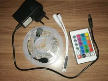 Led Ribbon Led-Strip-Lights Flexible Tape Phone-Bluetooth-App 5050 Waterproof RGB DC
