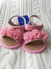 Zuecos de verano para niños de 0 a 18M, sandalias florales de princesa para recién nacidos, zapatillas de cuna suave para caminantes, 2019