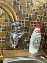 Kitchen Faucet Nozzle Sprayer Shower WATER-ROTATABLE-FILTER Splash-Proof Tap Stainless-Steel