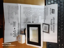 LED Floodlight Reflector Induction-Lighting Motion-Sensor Warm White Waterproof IP66