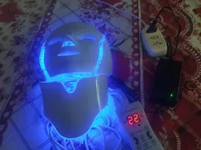 Foreverlily-mascarilla Facial de terapia de fotones Led, 7 colores, máquina de terapia de fotones, terapia de luz, máscara de acné, máscara Led de belleza para el cuello