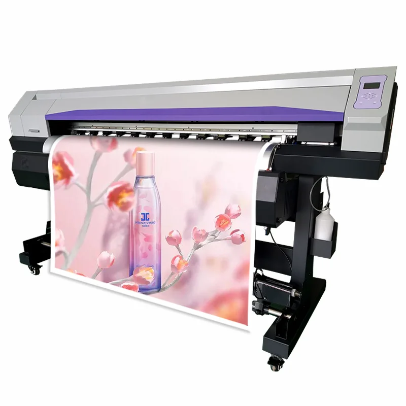 Stampante Eco Solvente Ad Alta Velocità 1.8M 6Ft Doppia Testina Dx5 Plotter In Vinile Vendita Prezzo Di Fabbrica Stampante A Getto D'Inchiostro