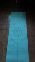 Exercise-Pad Non-Slip-Mat Position-Line TPE Gymnastics Fitness Pilates Yoga Double-Layer