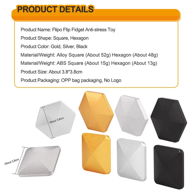 Flipo Flip Fidget Toys Rotating Kinetic Desk Toys Office Fidget Spinner Anti Stress Toys For Children Adults Stress Relief Toys 6