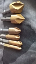 Drill-Bit Chamfering Cutter Countersink Wood HSS Hex-Shank-90-Degree 3pcs 6pcs 6mm-19mm