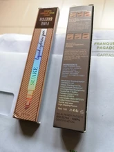 LEKOFO flor 6 colores Microblading ceja del tatuaje pluma 4 tenedores 3D tinte Natural larga duración impermeable marrón punta ojo lápiz de cejas