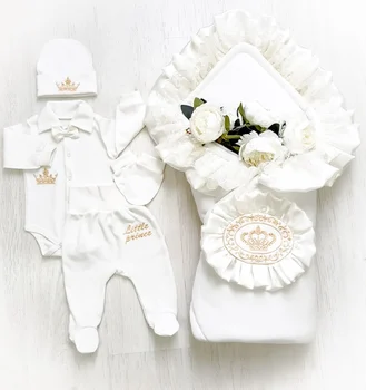 

Комплект на выписку "Little prince" 6-ти предметный ЗИМА Комплекты на выписку и для прогулок 0-6 мес