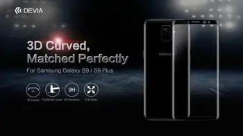 

Glass film T. 3D Full Screen Samsung S9 Plus Black