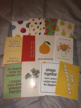 13 hojas de fruta postal con flores de arte inglés lindo tarjeta decorativa creativa fondo de bricolaje etiqueta de la pared de apoyos de la foto