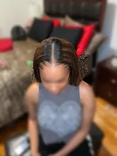 Hueso recto Highligh mechones con cierre brasileño extensiones de pelo ondulado mechones con cierre extensiones de cabello humano mechones con cierre cabello Remy