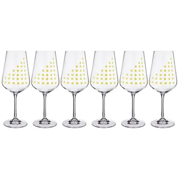 

Set of wine glasses of 6 PCs. "SNDRA" 450 ml. HEIGHT = 23,5 cm