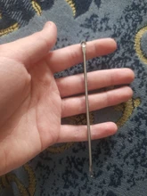 Agujas de acero inoxidable para la eliminación de acné, Extractor de espinillas, granos, plata, cuidado de la piel Facial, herramientas de tratamiento para el acné, 1 Uds.