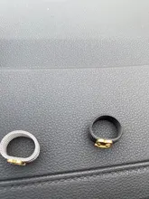 Oso de acero de titanio anillo hueco de malla de anillo individual alto calidad oso anillo para mujer Tricolor al por mayor venta al por mayor nuevo DisgnHot