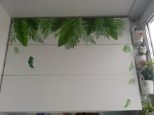 Vinyl Decal Stickers Wallpaper Poster Art Tropical-Palm-Leaves Home-Decor Beach Modern