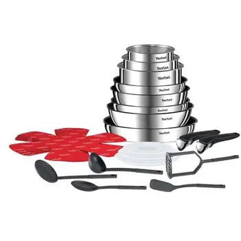 

TEFAL WIT EMOTION L925SM14 cookware Set 22 pieces: all the plates, including induction