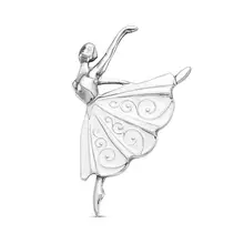 Брошь из серебра Красная пресня 1306900