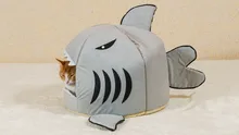 CAWAYI KENNEL Shark Pet House Dog Bed For Dogs Cats Small Animals Products cama perro