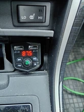 3.1A USB Dual del cargador del transmisor FM con Bluetooth kit de manos libres para coche inalámbrico MP3 receptor de audio U-disco TF Tarjeta de lectura dispositivo de música