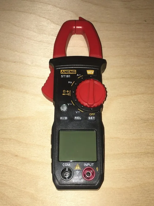Отзыв о товаре ANENG ST181 токовые клещи DCAC тик ток клещи мультиметр мультиметр с клещами  4000 отсчетов тестер клещи токовые цифровой мультиметр Амперметр Тест напряжения er  усилитель Гц Емкость NCV Ом Тест токоизмеритель клещи от пользователя V***v