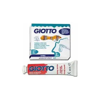 

Pack of 6 pieces-tempering giotto tube 7 (21ml) red vermiglione 07 GIOTTO4.84