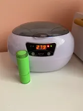 Skymen-limpiador ultrasónico Ultra sónico de 600ml, temporizador de bañera para piezas de joyería, gafas, manicura, cortadores de piedras, maquinilla de afeitar Dental, cepillo sónico de ultrasonido