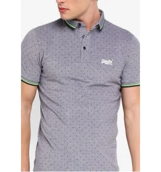 

SUPERDRY CITY JACQUARD AOP S/S POLE Navy blue men
