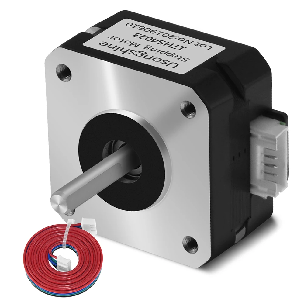para a Extrusora do Titã 4-lead Nema 17 42 Motor 12v 24v Impressora 3d para a Máquina de Gravura Tt5.5 17hs4023 Nema17 - Imagem 3