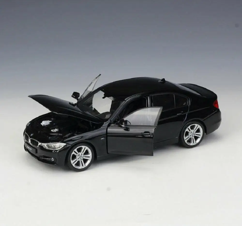 Welly 1:24 BMW F30 335i Black Diecast Model Car Vehicle New in Box 