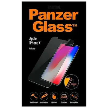 

Screen patronizing panzerglass p2622 for iphone x/xs-tempered glass 0.4mm-rounded edges-filter privacy