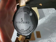 BOBO BIRD-reloj analógico de madera para hombre, accesorio de pulsera resistente al agua con indicador de fecha y calendario, complemento masculino de marca de lujo con diseño moderno e informal, perfecto para regalo