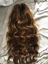 Cynosure #4/27 resaltar encaje de colores frente pelucas de cabello humano para las mujeres negras 13x4 peruano cuerpo onda de encaje peluca Frontal