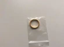 Anillo de compromiso dorado de lujo para pareja, joyería fina de estilo Simple a la moda, regalo de aniversario para hombre y mujer